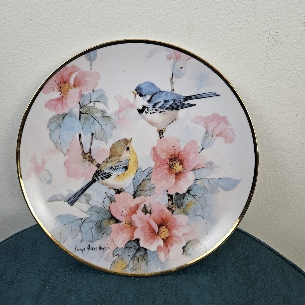 Springtime Serenade Limited Edition Collector Plate By Franklin Mint ~